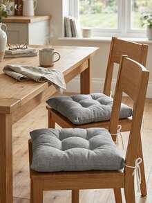 Made In Turkey Cushion 40*40 For Office & Garden & Kitchen Soft With Tie - Beige - View 12