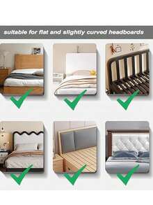 Soft Bread Headboard Cover, Multiple Sizes, Comfortable Support, Simple And Elegant, Soft Touch, Smooth And Comfortable, Wear-Resistant And Durable, Shrink-Resistant - Off-white - View 9