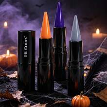 Fit Colors Halloween Colorful Face Paint Lipstick, Stage Cos Makeup Pen, Easy To Apply Body Paint, Suitable For Clown, Cracked And Spider Makeup - MultiWarna - View 11