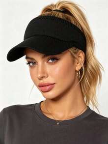 1/2/3pcs Women's Vintage Sun Protection Hat UV Protection Ponytail Cap Fashion Pointed Mesh Baseball Cap, Suitable For Y2K, Beach, Swimming, Tennis And Golf, Vacation - Multicolor - View 17
