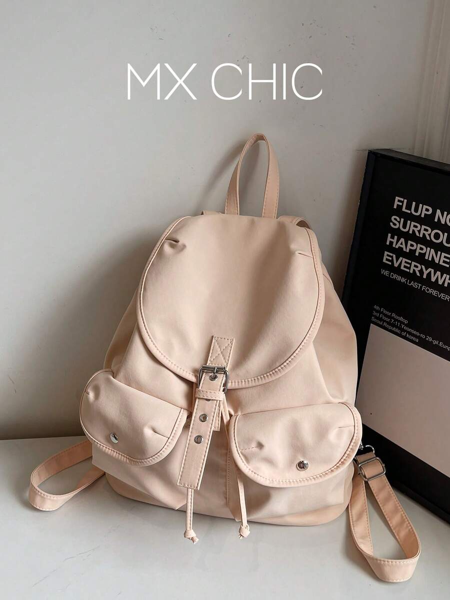 Mochila Casual Nueva 2024 de Gran Capacidad, Mochila de Viaje Multifuncional de Moda, Mochila Estudiantil - Rosa - Ver 1