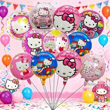 10pcs 18 Inch Hello Kitty Themed Party Decoration Aluminum Film Balloons Randomly Suitable For Party Decoration (Authorized) - View 6