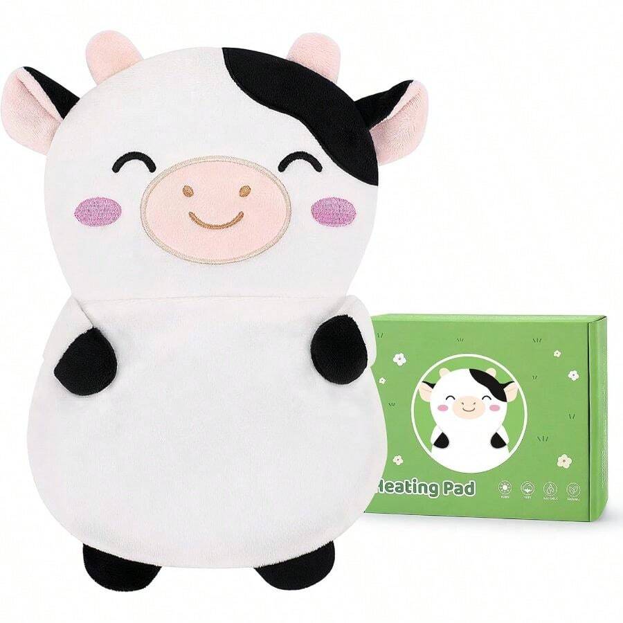 Cow Microwavable Heating Pad Cramps Period Pain Relief Cute Heating Pad Cute Microwave Heating Pad Kids Women With Lavender Scented, Heated Pad Knee Back Pain Relief Warmer Pad Birthday - Milk Cow - View 1