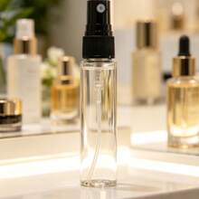 Mini Clear Glass Spray Bottle, Portable Refillable Atomizer With Black Fine Mist Sprayer For Perfume, Toner Travel, Travel Bottle Set, Perfume Bottles, Mini Hand Sanitizer - View 3