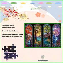 500pcs/1000pcs Adult Large Puzzle Gift, Family Interactive, Puzzle DIY Home Decor, Premium Family Fun Puzzle Designed For Birthday, Valentine's Day, Mother's Day, Thanksgiving, Easter, Halloween, Christmas, Gift Giving, Highly Favored By Puzzle Enthusiasts - Multicolor - View 5