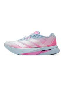 Adidas Men's & Women's Running Shoes ADIZERO BOSTON 13 2026 Summer New Racing Training Running Shoes Mesh Breathable LB8525 - Ice Crystal Blue/White Metallic/Glitter - View 6