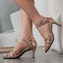 GAN AI Women Pumps - Gold - View 2