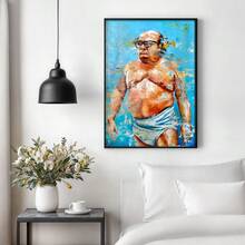 1pc Modern Oil Painting Art Print Decorative Wall Poster Suitable For Bedroom, Study, Living Room, Dining Room Wall Decor, Frame Not Included - A - View 12