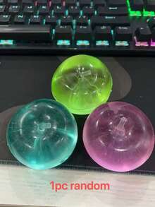 1pc New Marble Pattern Stress Relief Toy Soft Squeeze Toy Popular Style Birthday Gift Holiday Gift Christmas Gift - 蘋果 - 查看 11
