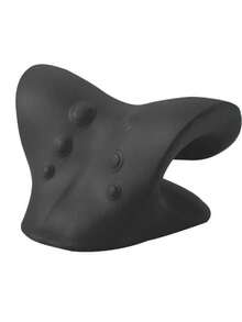 1pc C-Shaped Cervical Massage Pillow Gravity Acupressure Neck Massager Cervical Pillow Neck & Shoulder Massage Pillow - Multicolor - View 5