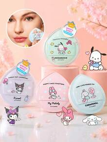 MINISO Sanrio Series Super Soft Triangle Makeup Powder Puff, Dry And Wet Use, Reusable And Washable, Non-Absorbent For Foundation Liquid/Cream/Powder, Contouring Makeup Tool, Back To School Gift, Makeup Essential - Multicolor - View 2