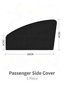 New Magnetic Car Sunshade, Blackout Curtain, Mesh Screen, Panel-Style Side Window Shade, Magnetic Adsorption, Foldable, Universal For Sedan, SUV, Business Car - Sunshade Fabric - View 12