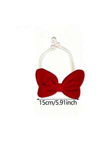 4pcs/2pcs Colorful Bow Curtain Tiebacks, Adjustable No-Drill Design, Decorated With Faux Pearls, Suitable For Bedroom, Living Room, Dining Room, Classroom, Hotel, Tea Room, Guest House, Etc. - one-size - View 3
