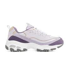 Skechers D'Lites Retro Chunky Dad Shoes Thick Sole Platform Sneakers - Mauve Purple - View 4