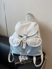Mochila casual 2024 nueva de gran capacidad, mochila de viaje multifuncional de moda, mochila para estudiantes - Azul - Ver 7