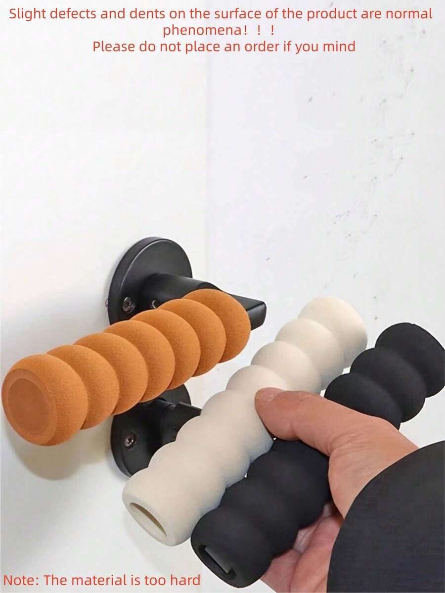 1/2/4pcs Colorful Spiral Door Handle Protective Covers Set, Anti-Static, Anti-Collision, Anti-Scratch Thickened Cushioning Sleeve, Reusable Quiet Grip Enhancement Cover, Suitable For Bedroom, Bathroom, Window And Refrigerator Handles