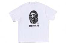 Ape Head Graphic Tee, Camiseta con Gráfico de Cabeza de Simio, Estilo Retro de Baloncesto, 100% Algodón, Cuello Redondo, Unisex, Casual de Verano - Blanco - Ver 13