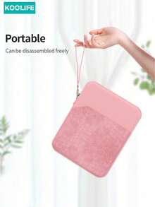 Koolife 1pc 8-13 Inch Tablet Protective Sleeve Bag, Portable Handbag, Electronic Product Storage Bag, Shockproof Protective Case, Suitable For IPad, Galaxy And More - Dark Grey - View 8