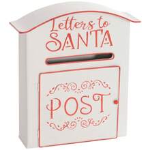 A5 Letter Postbox - White/Red On-Site - 1 - View 2