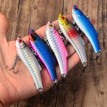 5pcs Sinking VIB Lure Set, Realistic Laser Hard Baits, Long Casting Freshwater Saltwater Fishing Lures For Bass And Other Fish - Multicolor - View 5
