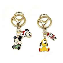 2 móc khóa Disney hoạt hình Mickey Minnie Donald Daisy bằng hợp kim sơn dầu, phụ kiện treo túi dễ thương, quà tặng tinh xảo - Nhiều kiểu dáng - Xem 15