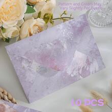 5/10/20pcs Spring Cloud Dream Series High-Quality Vintage Envelopes, Invitation Envelopes, Exquisite Fresh Greeting Cards, 16x11cm, Vintage Chinese Style Envelopes, Wedding Christmas Cards/Letters/Postcards Packaging Envelopes, Back To School Season - Multicolor - View 16