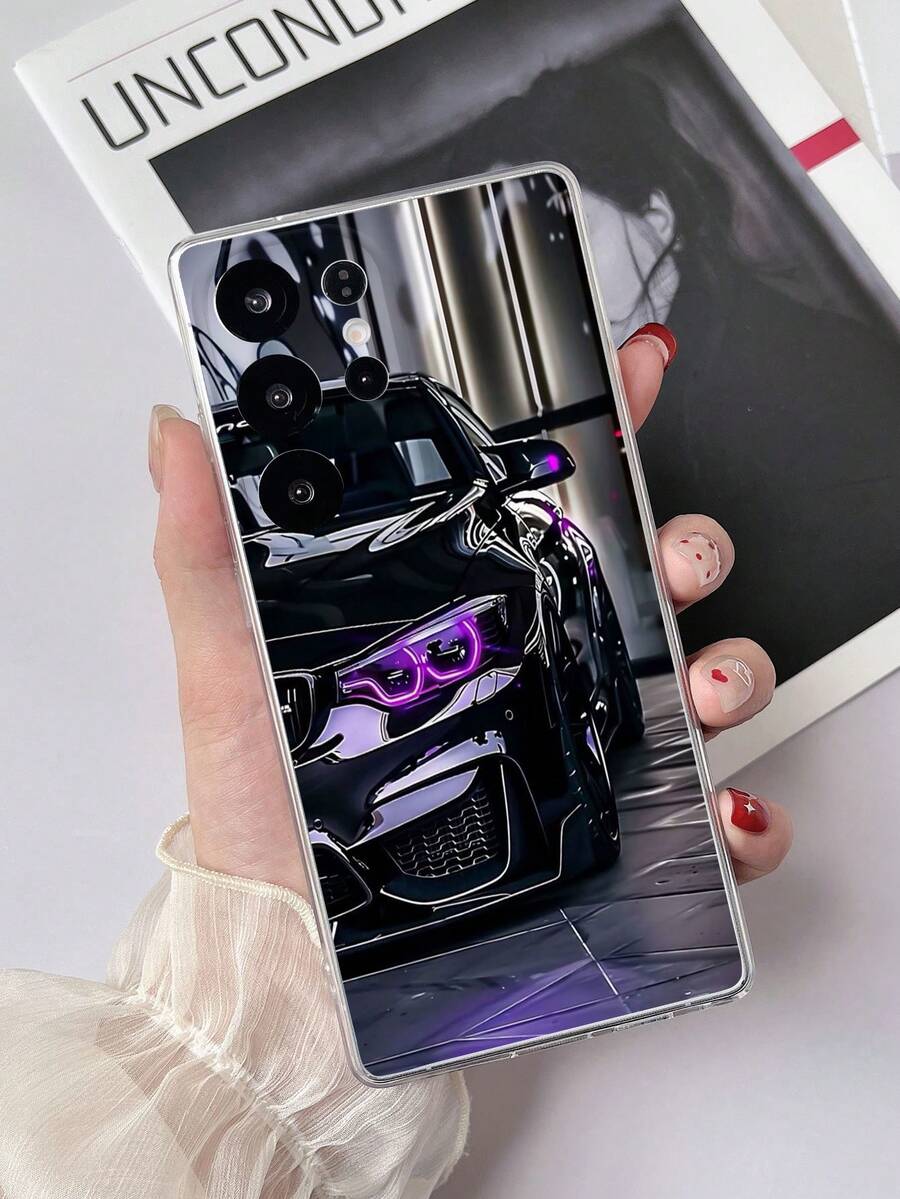 1件透明TPU防摔彩色汽車圖案手機殼,適用於 15/15pro/15plus/15promax/16/16pro/16plus/16promax/17/17pro/17Air/17promax、Galaxy S23 Ultra/A14/A24、Note12pro/Pixel 8/8 Pro - 彩色 - 查看 1