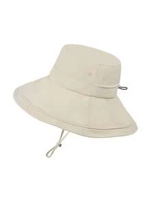 JOYLORD 1pc Women's Wide Brim Sun Hat, Korean Style Versatile Minimalist Solid Color Bucket Hat For Spring/Summer Outdoor Travel Sun Protection - Multicolor - View 10
