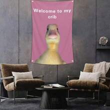 Welcome To My Cabin 3ft X 2ft Durable Flag With Brass Grommets, Suitable For College Dorm Decor, Outdoor, Party Scenes - Multicolor - View 6