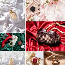 Satin Photography Backdrop Texture Photo Props | Glossy Cloth Backdrops For Goods,Cosmetics, Nail,Crafts, Jewelry, Food Photoshoot And Flat Lay - Multicolor - View 3