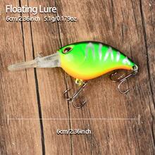 5pcs Floating Long Lip Lure Set Deep Diving Hard Bait For Bass And Mandarin Fish Bottom Fishing - Multicolor - View 2
