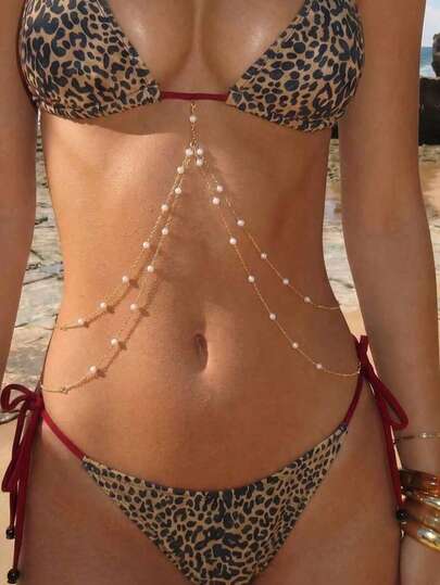 Women's Sexy Bikini Chain, Fashion Beach Party Exquisite Accessory