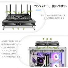 Mauknci USB 冷却 ファン 12cm 2個1組 スピード調整 5V ミニファン 小型PC ゲーム機 ルーターなど用 冷却 ふぁん 組立要 - チェックする 3
