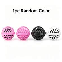 1pc Makeup Sponge Storage Box With Built-In Dust-Absorbing Ball, Travel Portable Makeup Egg Dust-Proof Protective Cover - Multi-color - View 9