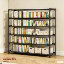 3-Tier/5-Tier Metal Standing Storage Rack, Easy Assembly, Home Entryway Shoe Rack, Bedroom Bookshelf, Living Room Multi-Function Storage Shelf, Dormitory Multi-Layer Organizer - Multicolor - View 9