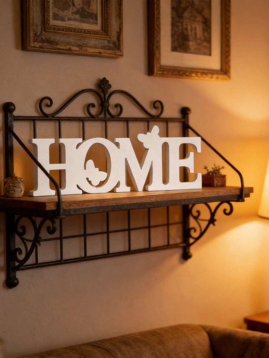 HOME Letter Decorative Crafts Are Designed In A Modern Style, Creative And Simple Way. They Are Made Of High-Density PVC Co-Extruded Board Composite Panels Suitable For Home Decoration, Party Decoration Gifts. - one-size - View 1