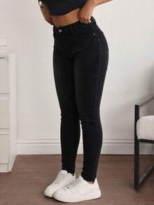 Women Jeans - Black - View 4