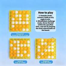 21-Piece Fun Table Tennis Egg Box Game Set, Includes 1 Egg Holder, 10 White Balls, 10 Orange Balls, 2-Player Battle, Interactive Party Tabletop Game, Creative Game Props, Multi-Functional Party Game, Suitable For Garden Party, Birthday Celebration, Random Color - Multicolor - View 5