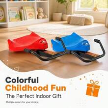 Sensory Integration Training Bike, Rehabilitation Training Balance Slide Toy, Home Use Sensory Integration Training Swing Bike, Sensory Integration Therapy Rotating Slide Bike, Rehabilitation Exercise Balance Training Bike - Red - View 4