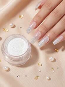 Crystal Sea Salt Crystal Diamond Powder | Ultra-Fine Sparkling Glitter Nail Art Decoration - Multicolor - View 4