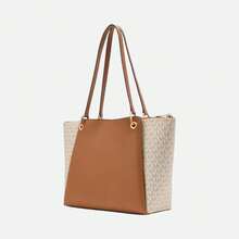 Michael Kors حقائب يد نسائية - بيج - مشاهدة 4