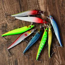8pcs Floating Minnow Lure Set, Bionic Reflective Hard Baits, Freshwater Long Cast Fishing Lures For Bass And Perch - Multicolor - View 7