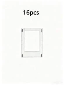 1/4/6/8/10/16pcs/Set Refrigerator Magnets, Fridge Magnets, Plastic Magnetic Photo Frames, Refrigerator Magnets, 3-Inch Photo Frame Decor, Decorative Stickers, Home Decor, Accessories, Christmas Gifts, Halloween Gifts - Transparent - View 7