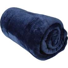 Kuscheldecke Celina 150x200 cm - große Sofadecke in Grau| 220g/m² Mikrofaser, beidseitig gleich weich und flauschig, wärmend, leicht - großzügiges Format, ideal für Sofa und Bett - Blau - Übersicht 7