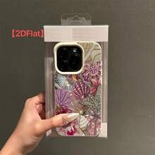 邪惡之眼串珠圖案印花透明手機殼，水果花卉幸運符圖案印花防摔保護殼，相容 iPhone 13/11/17/17pro，相容 Galaxy/A54/A14/A12/A13，防水防摔防刮耐用，夏季禮物派對 - 彩色 - 查看 4