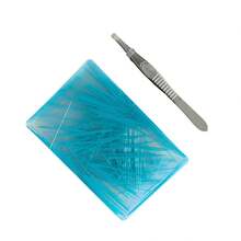Rectangular & Round Silicone Peeling & Pulling Stress Relief Toy With Tweezers, Anxiety Relief & Pressure Release Fidget Toy For Teens, Sensory Stress Relief Toy - Multicolor - View 15