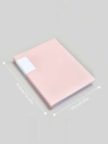 Back To School Essential A4 Transparent Pocket Folder 30-Page Document Holder Student Exam Paper Storage Bag Music Sheet Songbook Collection Album Certificate Holder Office File Binder Loose-Leaf Folder - Single Piece - View 2