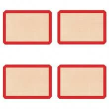 4-Piece Multi-Color Silicone Baking Mat Set, Material, Heat-Resistant And Non-Stick. Size Can Be Cut To Fit Different Baking Pans, Suitable For Baking Macarons, Cookies, Bread, Pizza, Also For Kneading Dough And Heat Insulation. Easy To Clean, Rollable Storage, Reusable And Durable, Essential Tool Set For Baking Enthusiasts - View 15