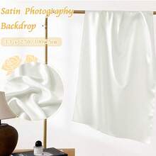 Satin Photography Backdrop Texture Photo Props | Glossy Cloth Backdrops For Goods,Cosmetics, Nail,Crafts, Jewelry, Food Photoshoot And Flat Lay - Multicolor - View 7