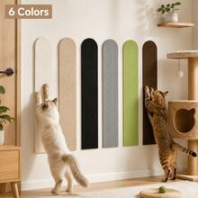 2pcs Self-Adhesive Cat Scratch Pad Vertical Wall Sticker, Wear-Resistant & Lint-Free, For Cat Claws, Wall Protection Pad, Anti-Scratch & Trimmable, Suitable For Furniture, Sofa, Door And Wall Protection Film, Multiple Colors Available - 60cm X 15cm - View 1